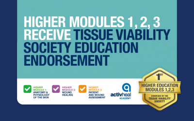 ActivHeal® Academy Modules 1, 2 and 3 are  the first to receive the Society of Tissue Viability endorsement
