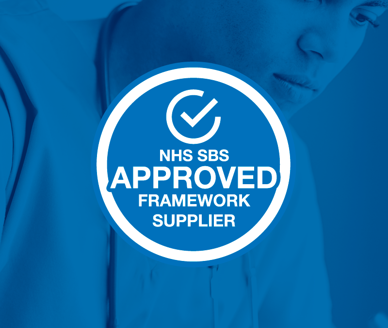 We are now NHS SBS approved framework supplier